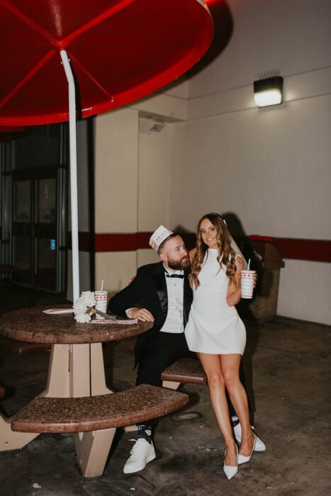 Downtown Las Vegas A little white chapel casino elopement