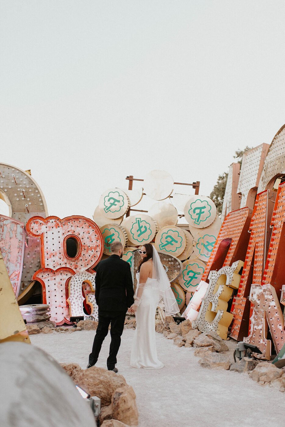 Neon Museum wedding photography Las Vegas — Brittany Lo Photo