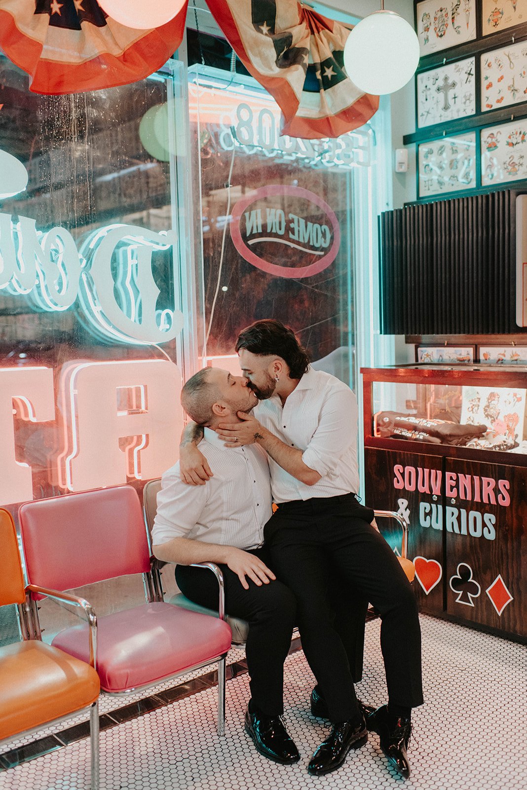 blake-tyler-downtown-las-vegas-a-surething-too-chapel-elvis-elopement-tattoo-shop-neon-lights
