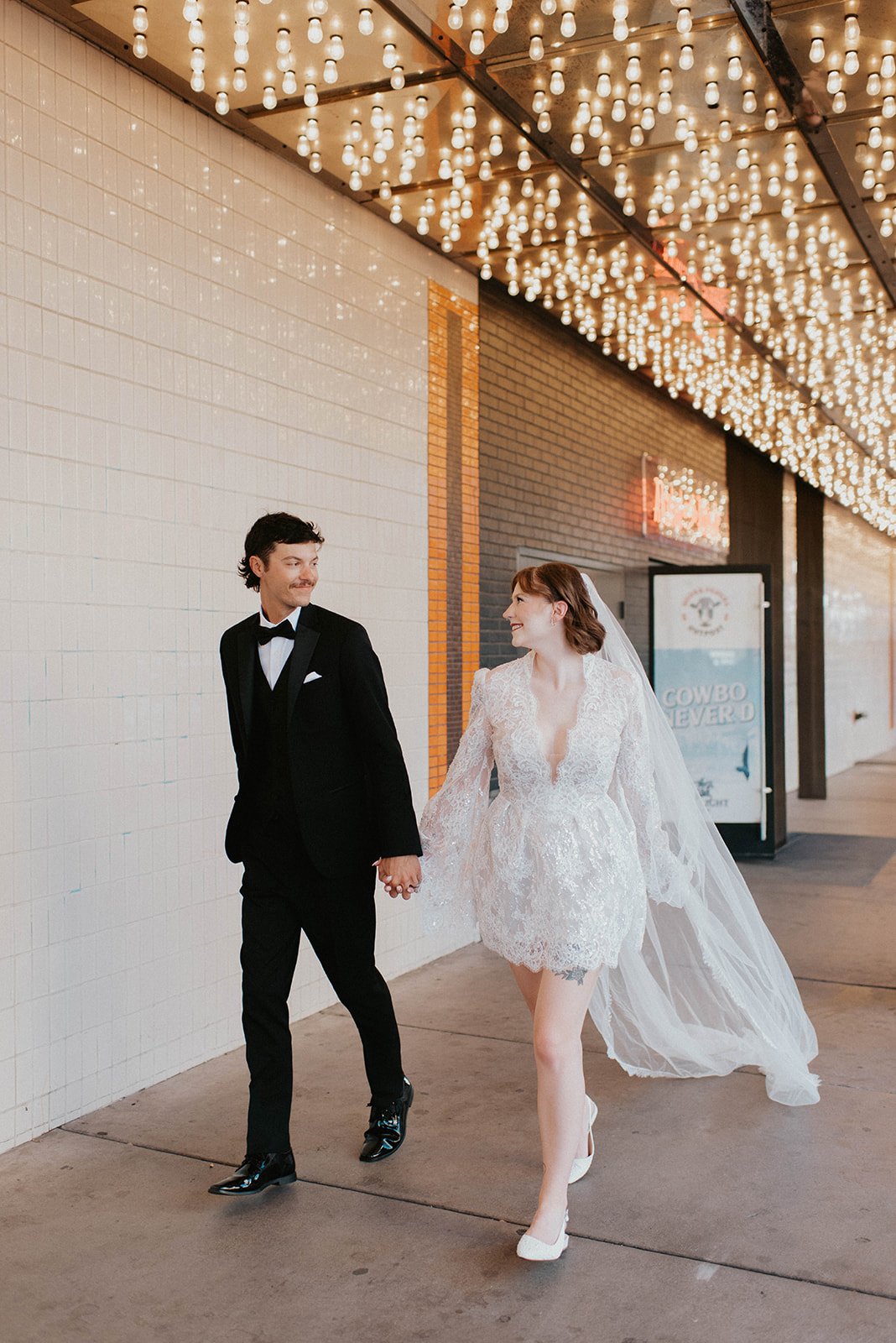 kelsey ethan downtown las vegas a little white chapel elopement plaza hotel neon lights