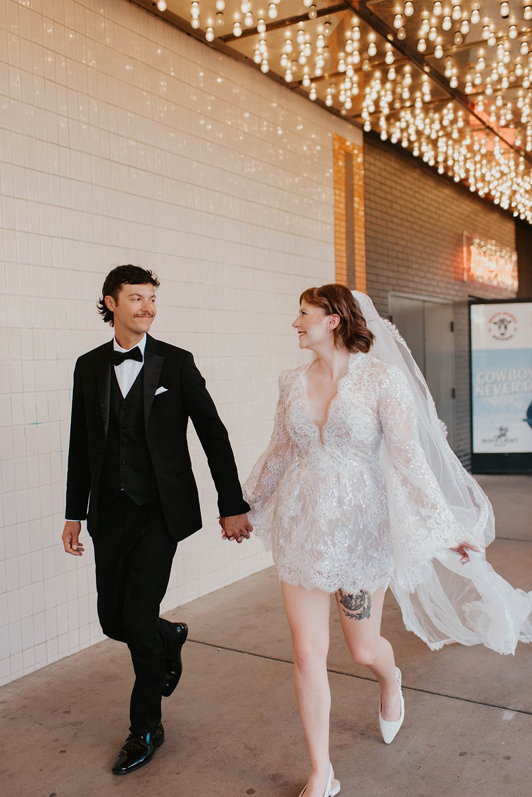 kelsey ethan downtown las vegas a little white chapel elopement plaza hotel neon lights