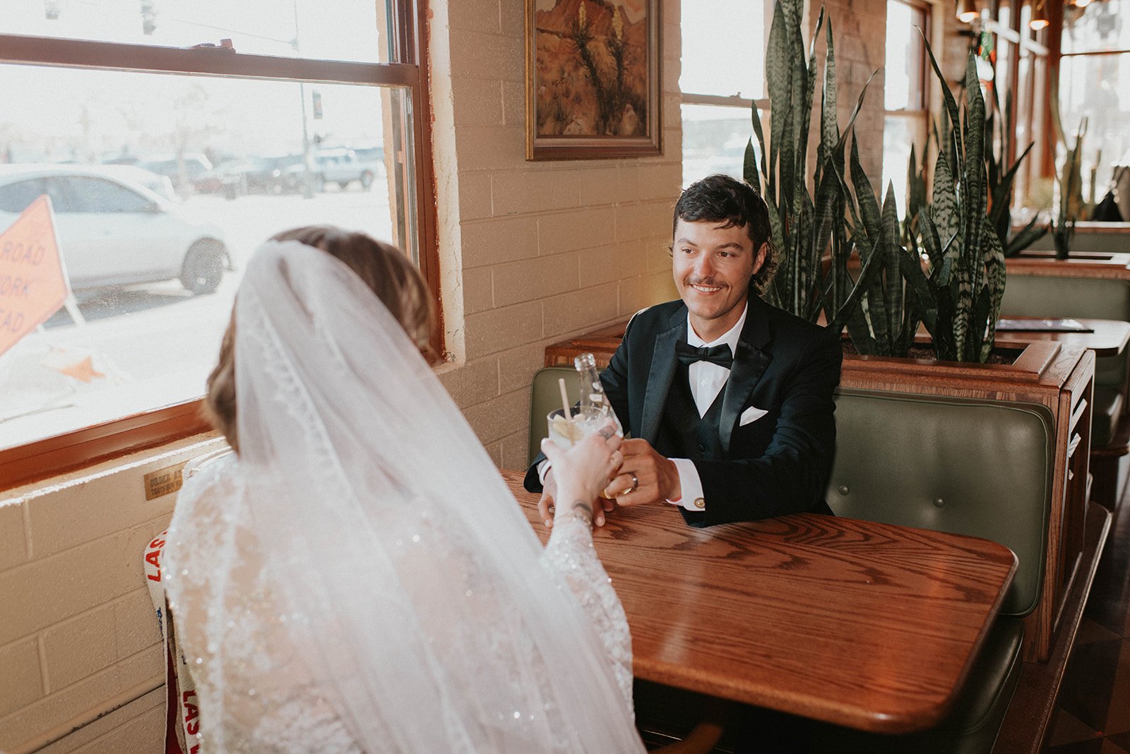 kelsey ethan downtown las vegas a little white chapel elopement plaza hotel neon lights