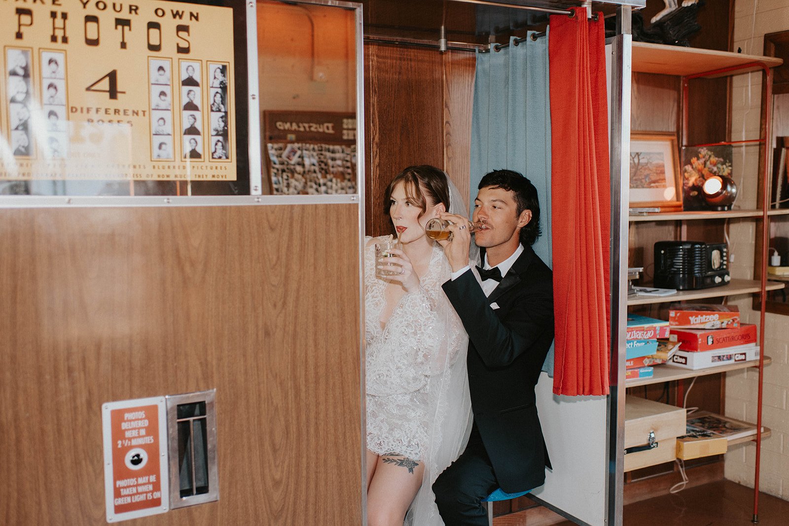 kelsey ethan downtown las vegas a little white chapel elopement plaza hotel neon lights