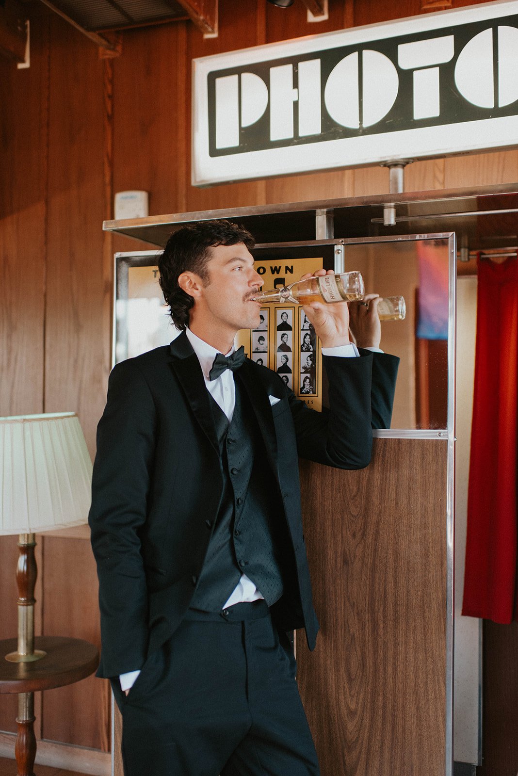 kelsey ethan downtown las vegas a little white chapel elopement plaza hotel neon lights