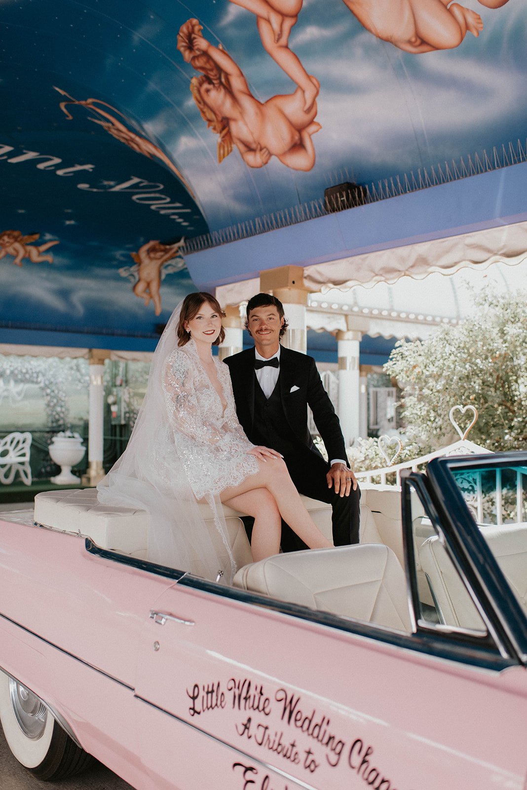 kelsey ethan downtown las vegas a little white chapel elopement plaza hotel neon lights