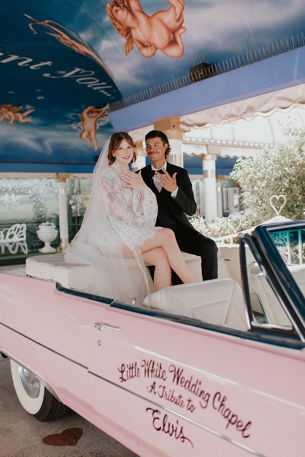 kelsey ethan downtown las vegas a little white chapel elopement plaza hotel neon lights