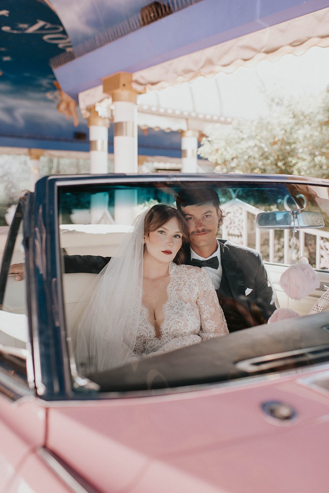 kelsey ethan downtown las vegas a little white chapel elopement plaza hotel neon lights