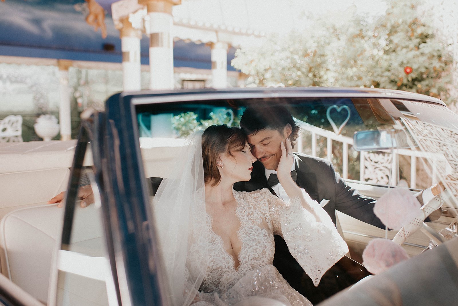kelsey ethan downtown las vegas a little white chapel elopement plaza hotel neon lights