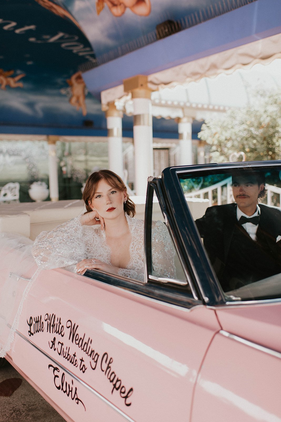 kelsey ethan downtown las vegas a little white chapel elopement plaza hotel neon lights