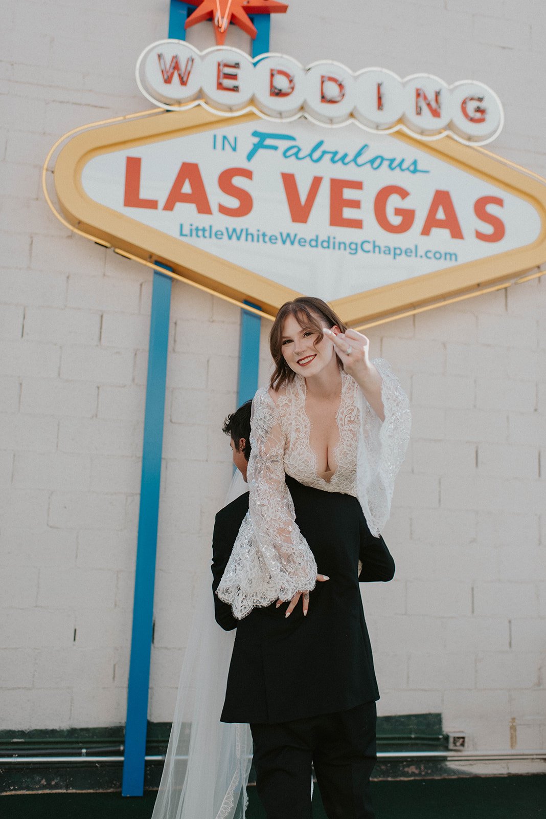 kelsey ethan downtown las vegas a little white chapel elopement plaza hotel neon lights