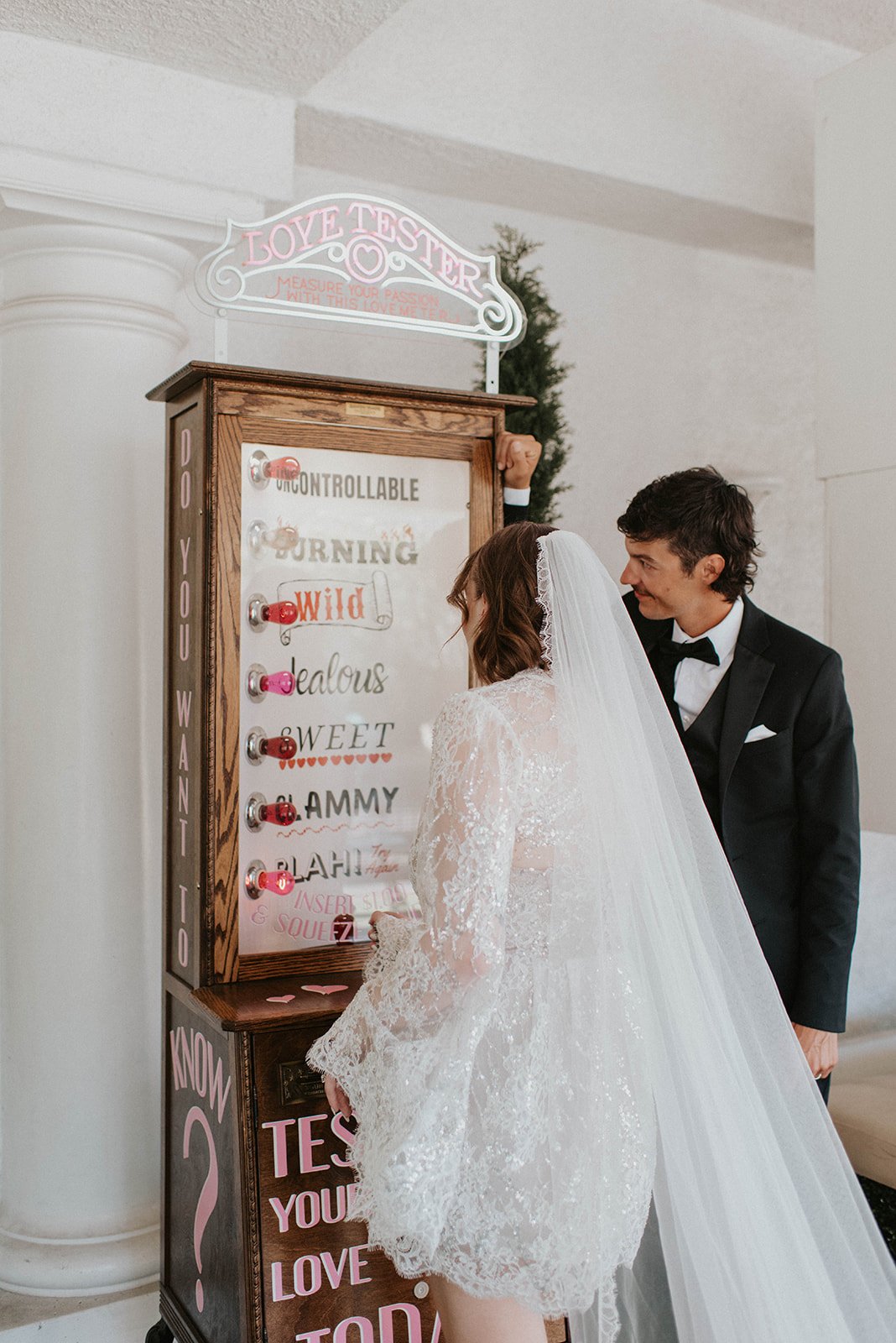 kelsey ethan downtown las vegas a little white chapel elopement plaza hotel neon lights
