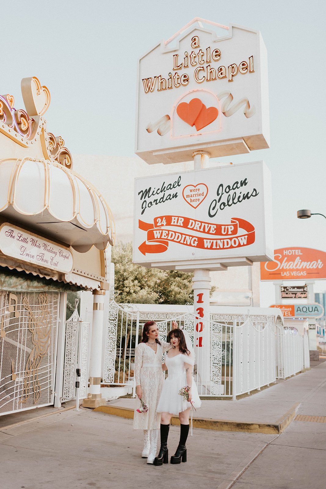 Taline & Felix | Little White Chapel LGBT Elopement